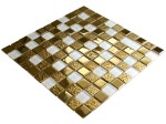 MOZAIKA CERAMICZNO SZKLANANA GOLD BRILLAR 102 