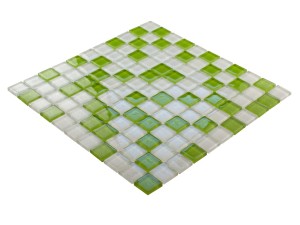 MOZAIKA SZKLANA ZIELONA MIX LEMON 1