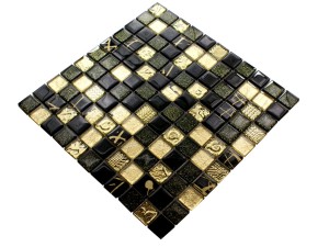 MOZAIKA SZKLANA ZŁOTO CZARNA ORO-NEGRO  2 