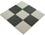 MOZAIKA CERAMICZNA CZARNA  BIAŁA SZACHOWNICA MIX 804-10