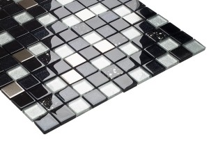 MOZAIKA SZKLANA SILVER METALIC