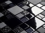 MOZAIKA SZKLANA DESIGN LINES BLACK