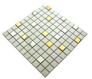 MOZAIKA CERAMICZNA BIAŁA GLOSSY