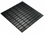 MOZAIKA CERAMICZNA CZARNA CEGŁA 804 SATYNA