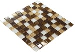  MOZAIKA SZKLANA BRĄZOWA BROWN MIX