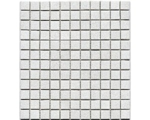 Płytka ścienna biała, Mozaika ceramiczna matowa biała  