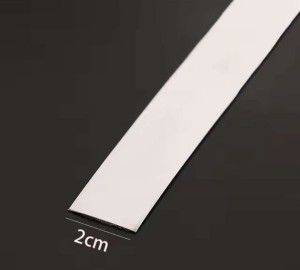 Listwa SREBRNA  metalowa  samoprzylepna 2 cm x 5 metrów