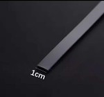 Listwa CZARNA   metalowa  samoprzylepna 1 cm x 5 metrów 