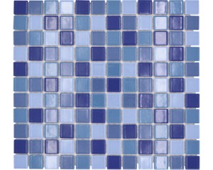 Mozaika ceramiczna niebieska " DEEP BLUE" , płytka ceramiczna do kuchni i łazienki 