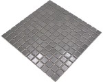 Płytka ścienna szara, Mozaika ceramiczna szara 2,3x2,3cm 