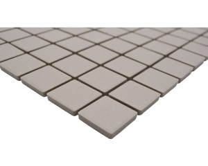 Płytka ścienna mozaika ceramiczna beżowa matt  2,5x2,5cm  