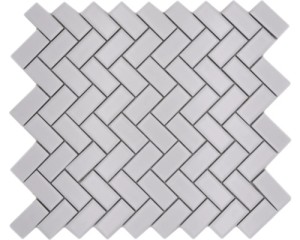 Płytka ceramiczna biała cegiełka, mozaika ceramiczna biała 