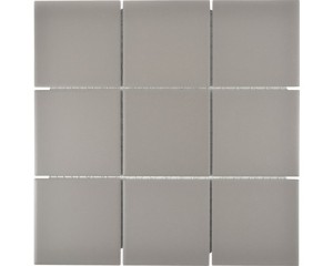 Płytka ceramiczna Szara mat satyna 10x10cm 