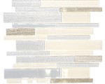 MOZAIKA SZKLANA mix beż, cegła 4mm