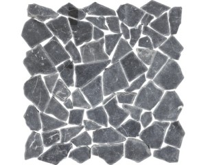 Płytka ceramiczna kamień, szara Nero