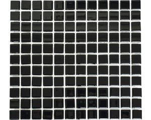 MOZAIKA SZKLANA CZARNA 2,5X2,5 4 mm