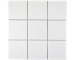 Płytka ceramiczna biała, mozaika ceramiczna biala satyna 10x10cm  