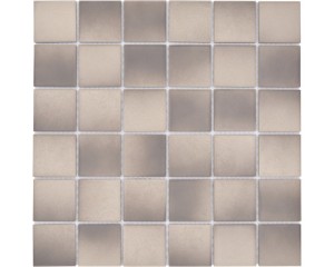 Płytka ścienna  Mozaika ceramiczna beżowo-szara 48x48 
