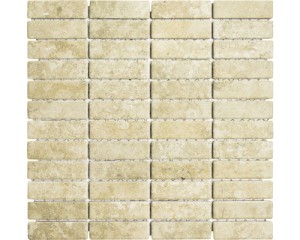 mozaika ceramiczna, beżowa cegła 
