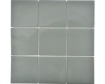 Płytka połysk mozaika ceramiczna Szara 10x10cm  