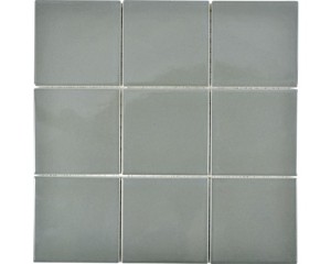 Płytka połysk mozaika ceramiczna Szara 10x10cm  