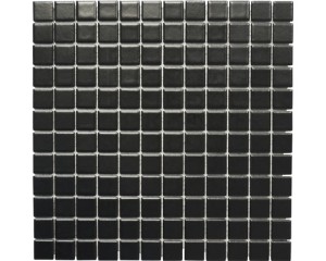 MOZAIKA CERAMICZNA czarna mat 23x23
