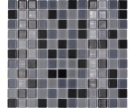 MOZAIKA SZKLANA, MIX CZARNA 4MM