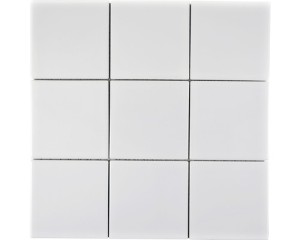 Płytka ceramiczna biała, mozaika ceramiczna biała  błyscząca10x10cm   