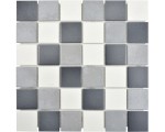 MOZAIKA CERAMICZNA SZARA, PŁYTKA MIX SZARY 48X48 