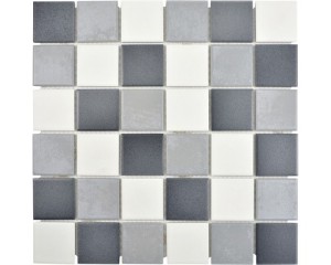 MOZAIKA CERAMICZNA SZARA, PŁYTKA MIX SZARY 48X48 