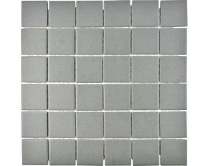 MOZAIKA CERAMICZNA SZARA, PŁYTKA Z POWŁOKĄ ANTYPOŚLIZGOWĄ 48X48