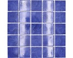 MOZAIKA CERAMICZNA NIEBIESKA, MARYNARSKI NIEBIESKI 48X48