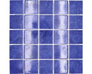 MOZAIKA CERAMICZNA NIEBIESKA, MARYNARSKI NIEBIESKI 48X48