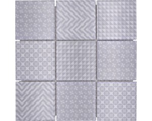 MOZAIKA CERAMICZNA, PŁYTKA ZE WZOREM 10X10CM