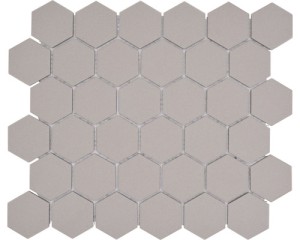 Mozaika ceramiczna hexagon beżowo, heksagon 