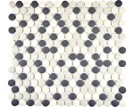 MOZAIKA CERAMICZNA, KÓŁKA CERAMICZNE BEŻOWE