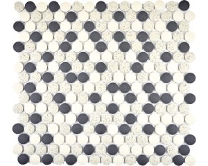 MOZAIKA CERAMICZNA, KÓŁKA CERAMICZNE BEŻOWE