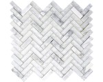 MOZAIKA SZKLANA MIX SREBRNY, PŁYTKA SZKLANA ZYGZAK