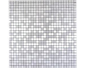 MOZAIKA ALUMINIOWA, PŁYTKA SREBRNA 4MM 