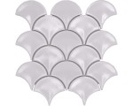 Mozaika ceramiczna, płytka biała ceramiczna 8mm