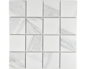 mozaika ceramiczna, płytka ceramiczna biała 7,3x7,3cm