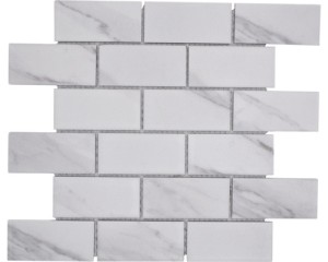 mozaika ceramiczna, płytka szara cegła