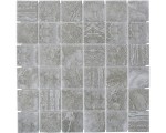 mozaika ceramiczna, płytka ciemno-szara ceramiczna 48x48
