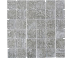 mozaika ceramiczna, płytka ciemno-szara ceramiczna 48x48