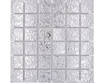 mozaika ceramiczna, płytka ceramiczna srebrna 48x48