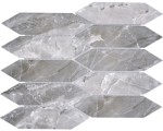 mozaika ceramiczna, płytka ceramiczna szary hexagon 