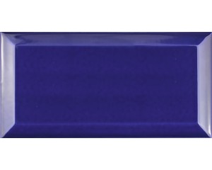 Płytka ścienna metro, Ciemno-niebieska płytka z połyskiem 10x20cm 