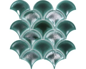 Mozaika ceramiczna, płytka zielona