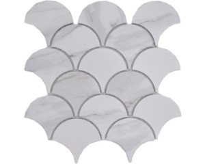 Mozaika ceramiczna, płytka szara