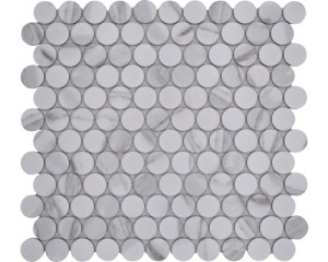 Mozaika ceramiczna, kołka ceramiczne szare